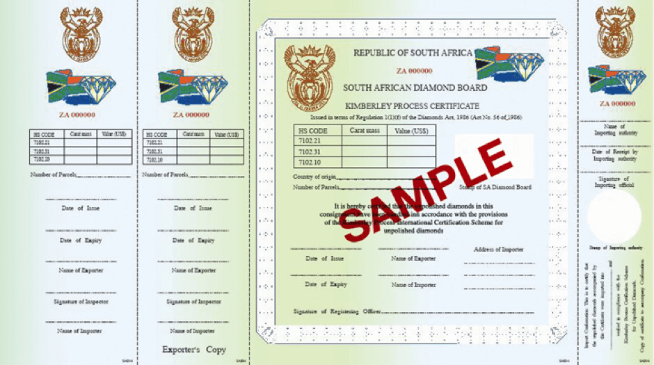 Kimberley process certification 7 Fundamentals